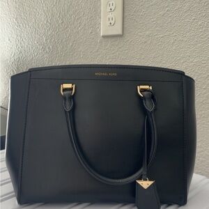 Michael Kors Black Satchel Bag